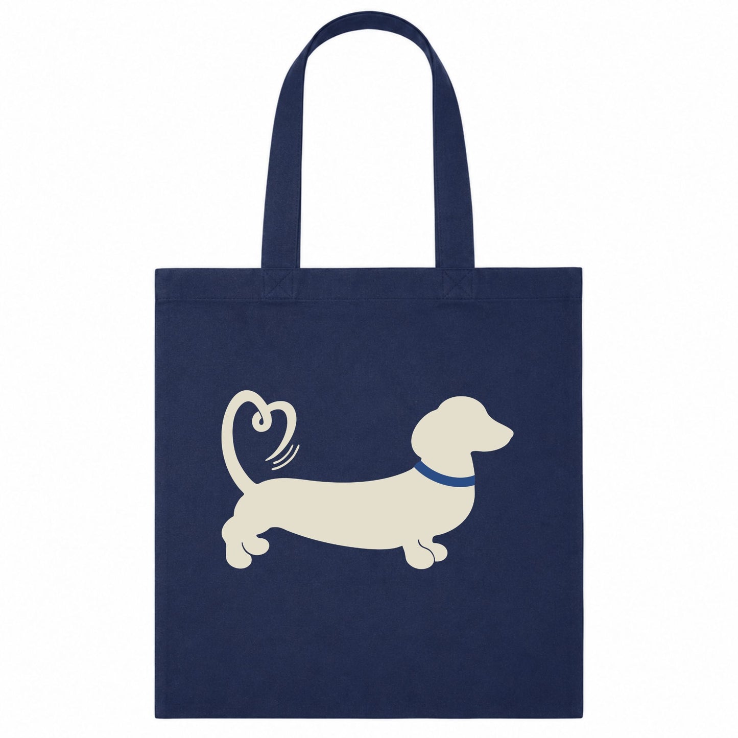 Spring/Summer '26 Edit | Navy Dachshund Tote Bag – Choose Your Design 🛍️💙🐾