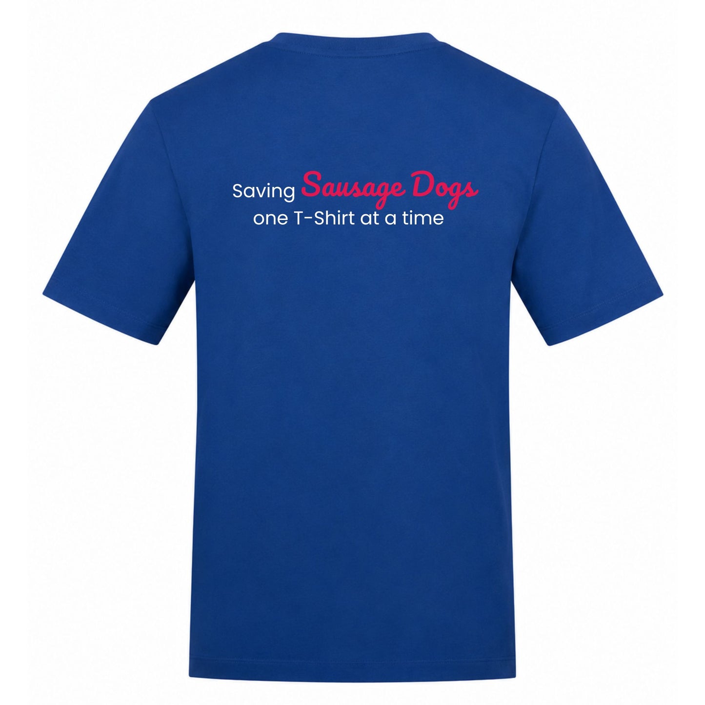 The Red Foundation Logo T Shirt in Royal Blue - Choose your back design