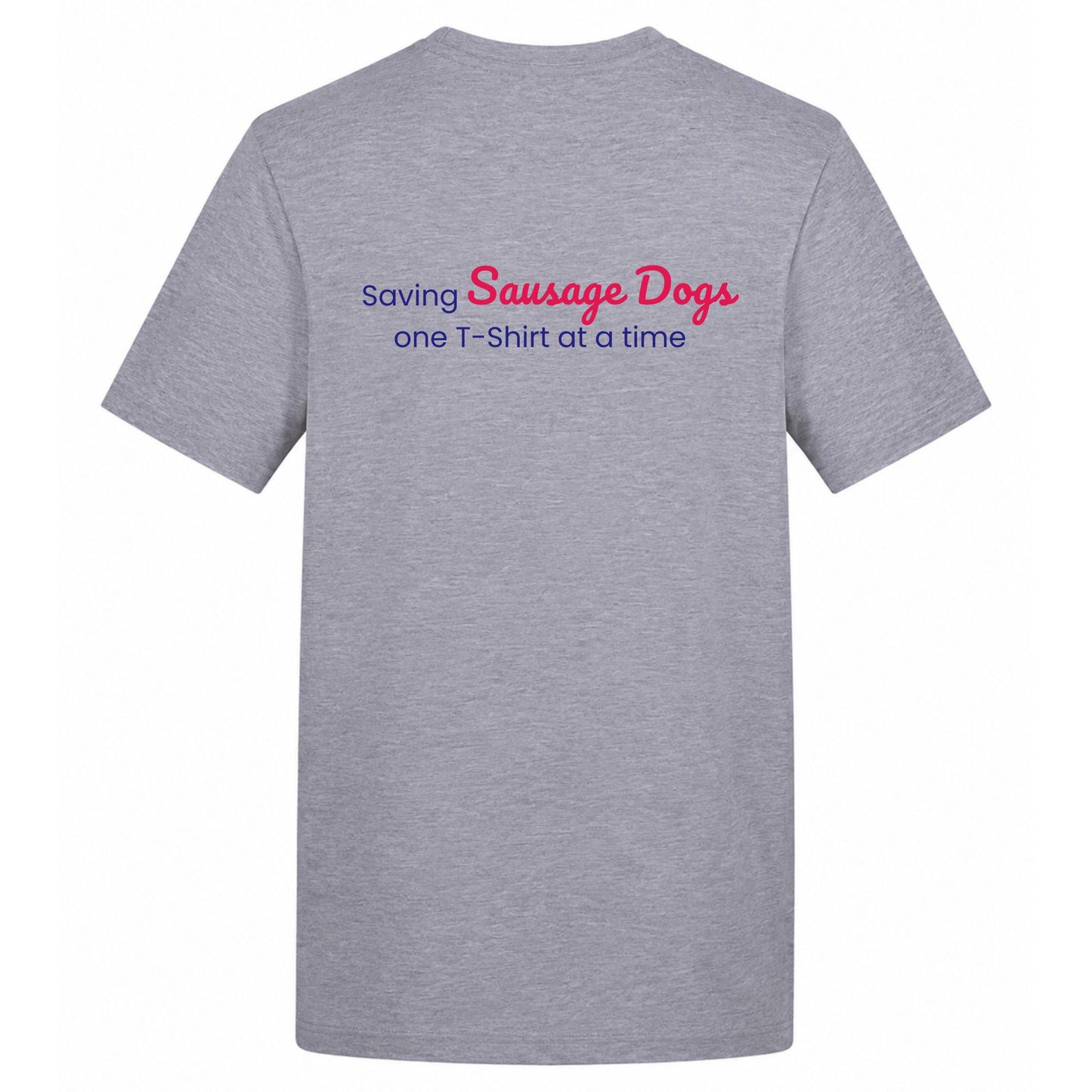 The Red Foundation Logo T Shirt in Heather Grey - Choose your back design