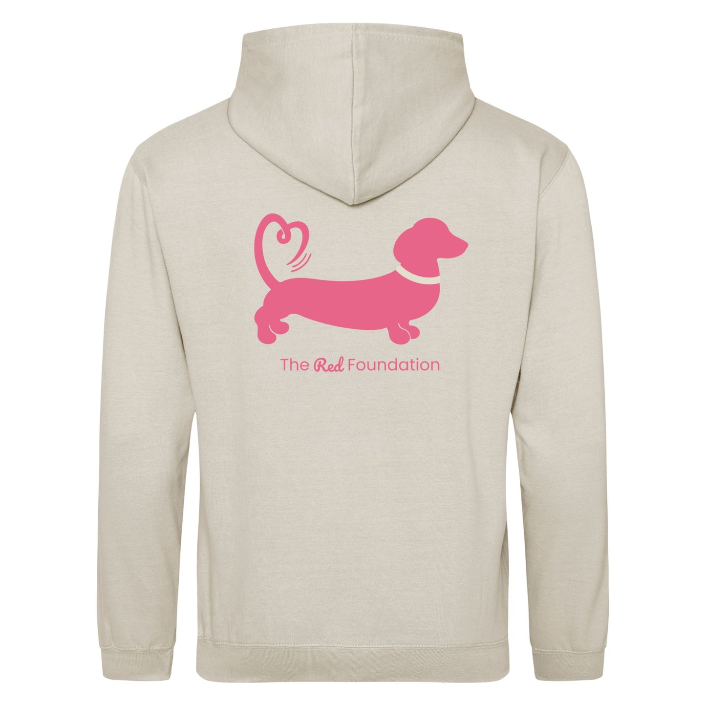 Spring Fling Edition Natural Stone Unisex Hoodie - Pink/Cream - Choose Your Back Design
