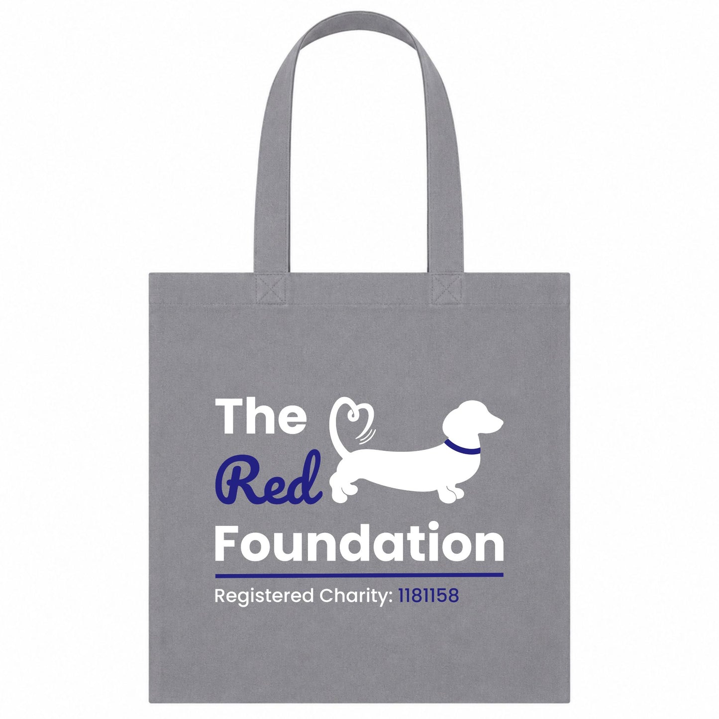 The Red Foundation Logo Tote Bag | Choose Your Colour & Design ❤️🐾🛍️