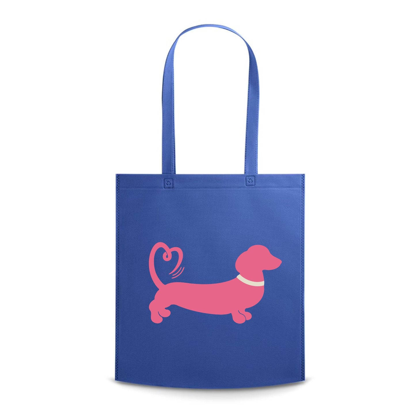 Spring/Summer '26 Edit | Royal Blue Non-Woven Dachshund Tote Bag – Choose Your Design 💙🛍️🐾