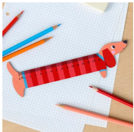 Sausage Dog Wooden Ruler image 0