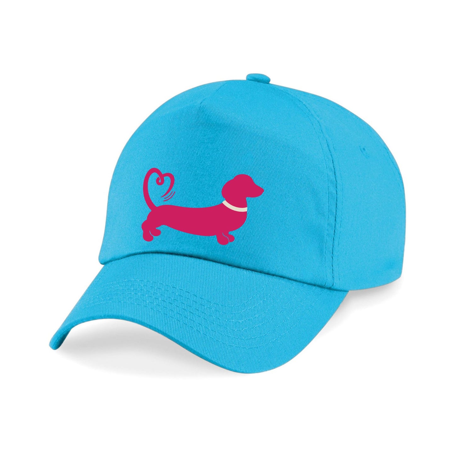 Spring/Summer '26 Edit | Surf Blue Dachshund Baseball Cap – Choose Your Design 🩵🧢🐾