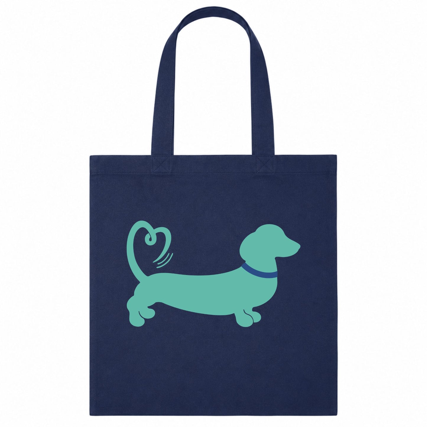 Spring/Summer '26 Edit | Navy Dachshund Tote Bag – Choose Your Design 🛍️💙🐾