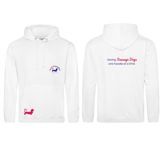 The Red Foundation Logo Hoodie Arctic White - Choose your design