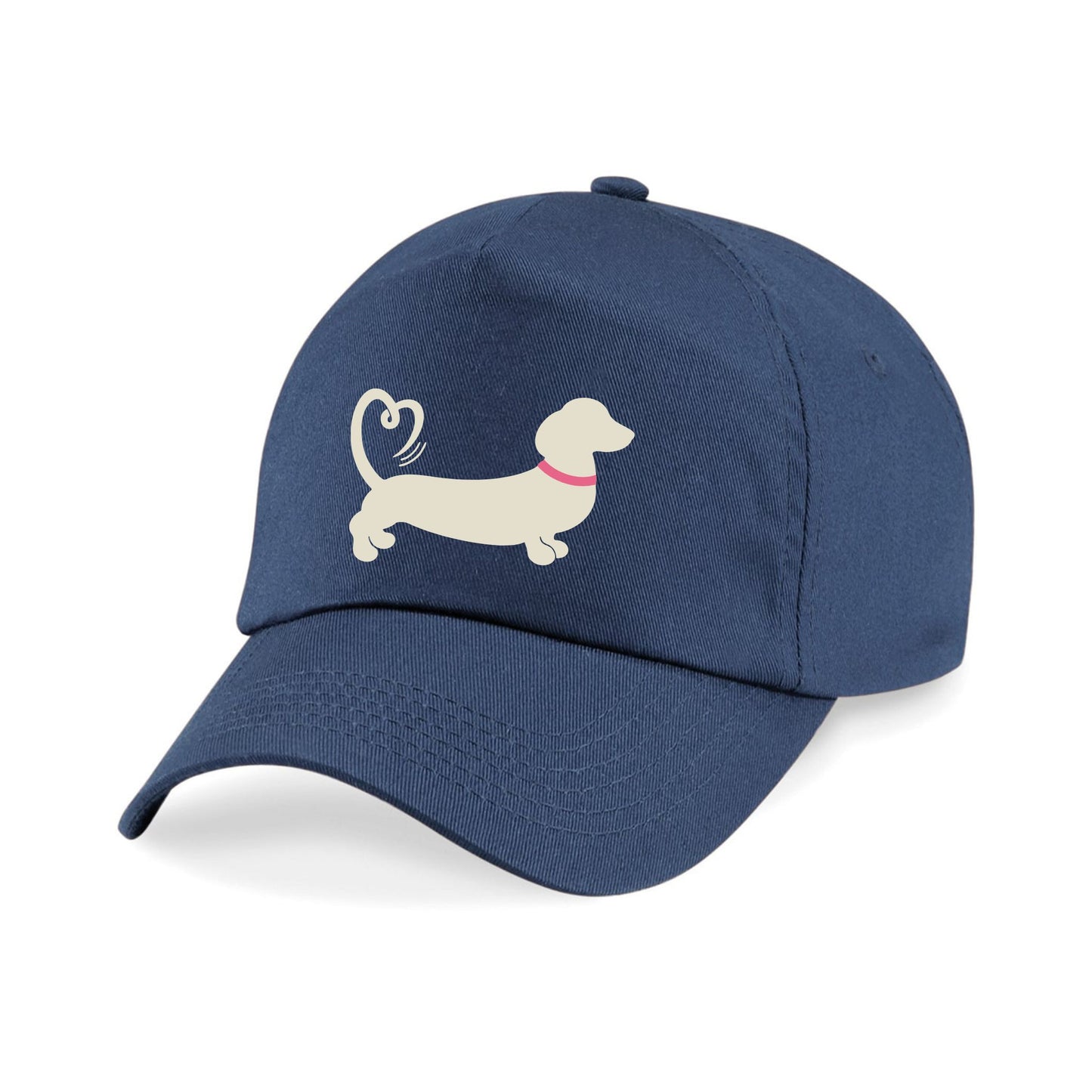 Spring/Summer '26 Edit | French Navy Dachshund Baseball Cap – Choose Your Design 💙🧢🐾
