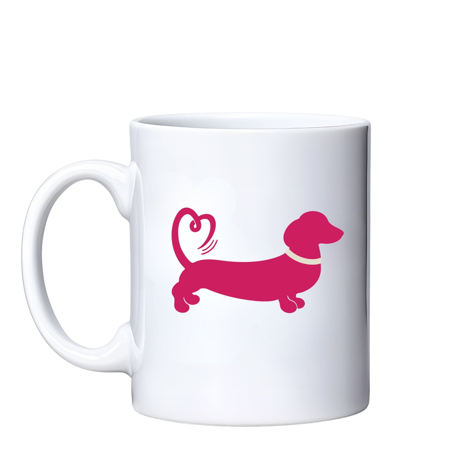 Spring/Summer '26 Edit | 11oz White Dachshund Mug – Choose Your Design ☕🐾🌸
