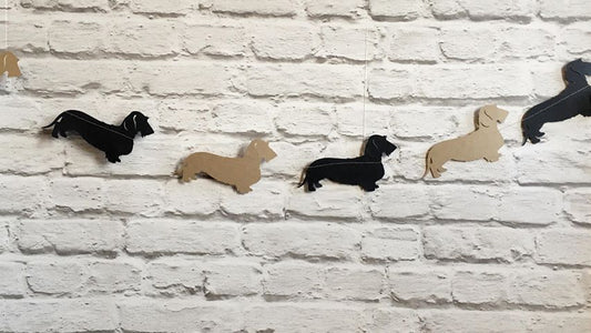 Dachshund Bunting (Design 1) - Choose which Coat image 0