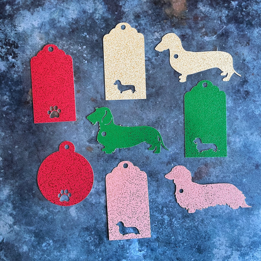 Dachshund Gift Tags - Your Pick Coat and Colour image 0