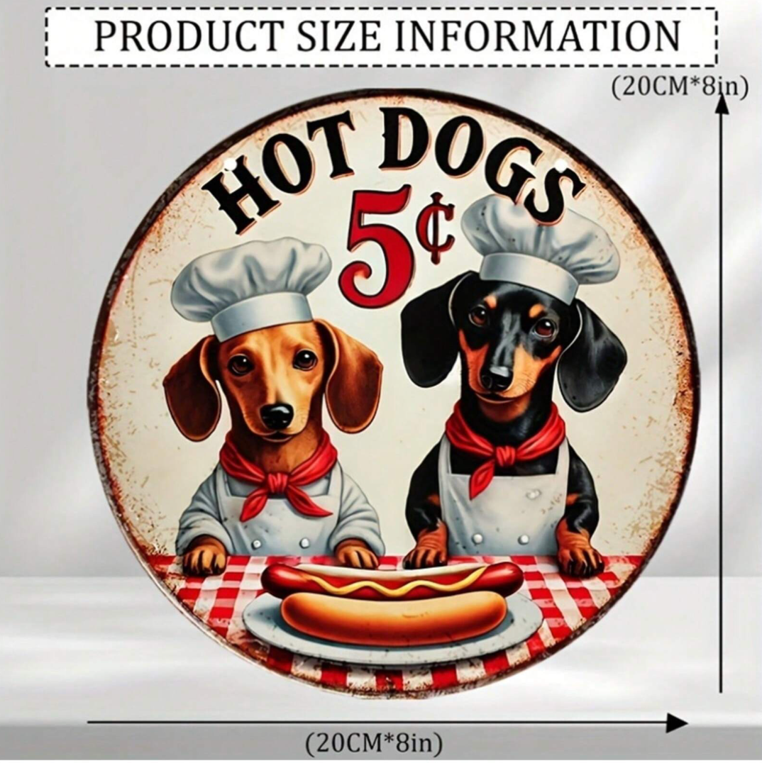Hot Dog Tin Sign image 1
