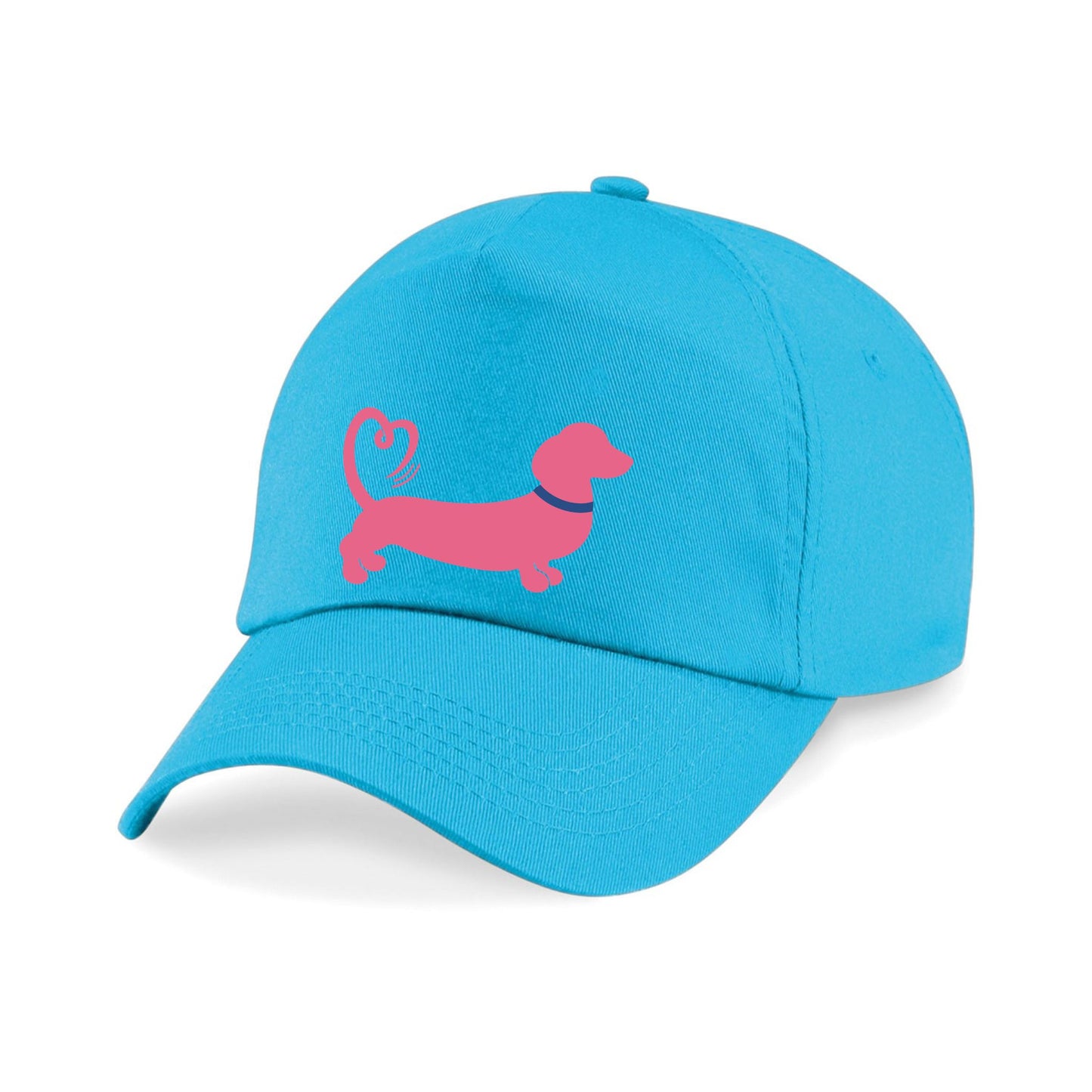 Spring/Summer '26 Edit | Surf Blue Dachshund Baseball Cap – Choose Your Design 🩵🧢🐾