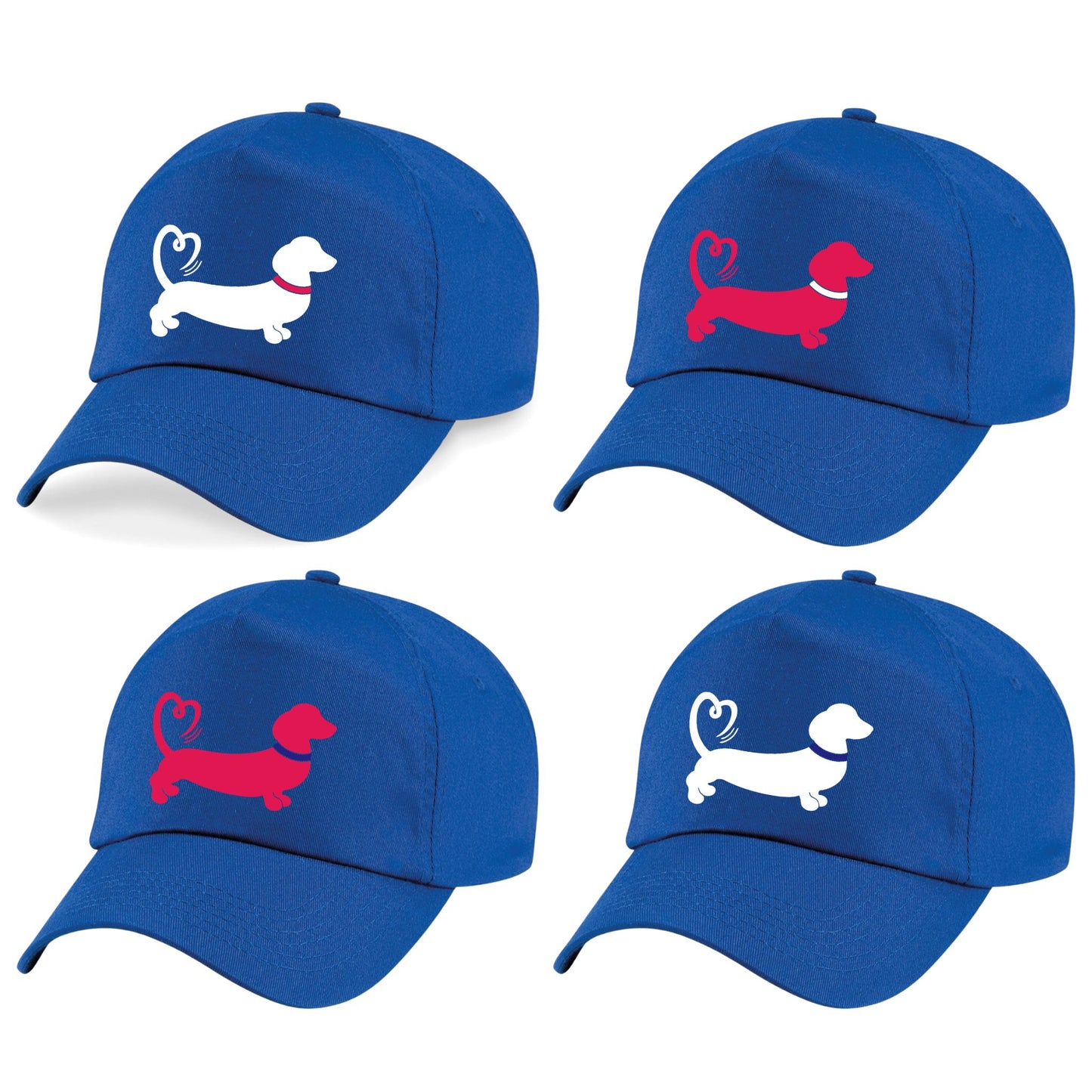 The Red Foundation Icon Bright Royal Blue Baseball Cap | Choose Your Design 💙🧢🐾