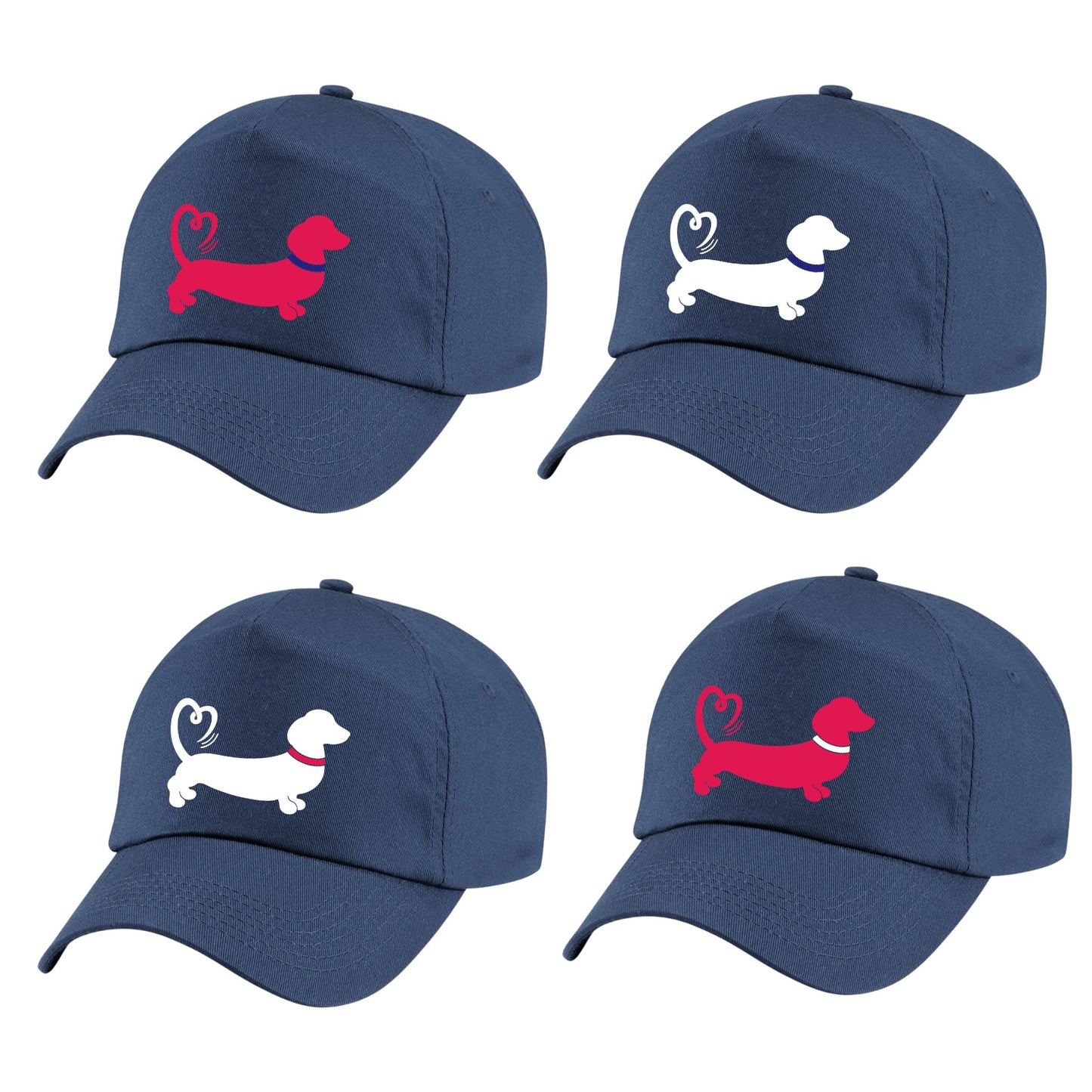 The Red Foundation Icon French Navy Baseball Cap | Choose Your Design 💙🧢🐾