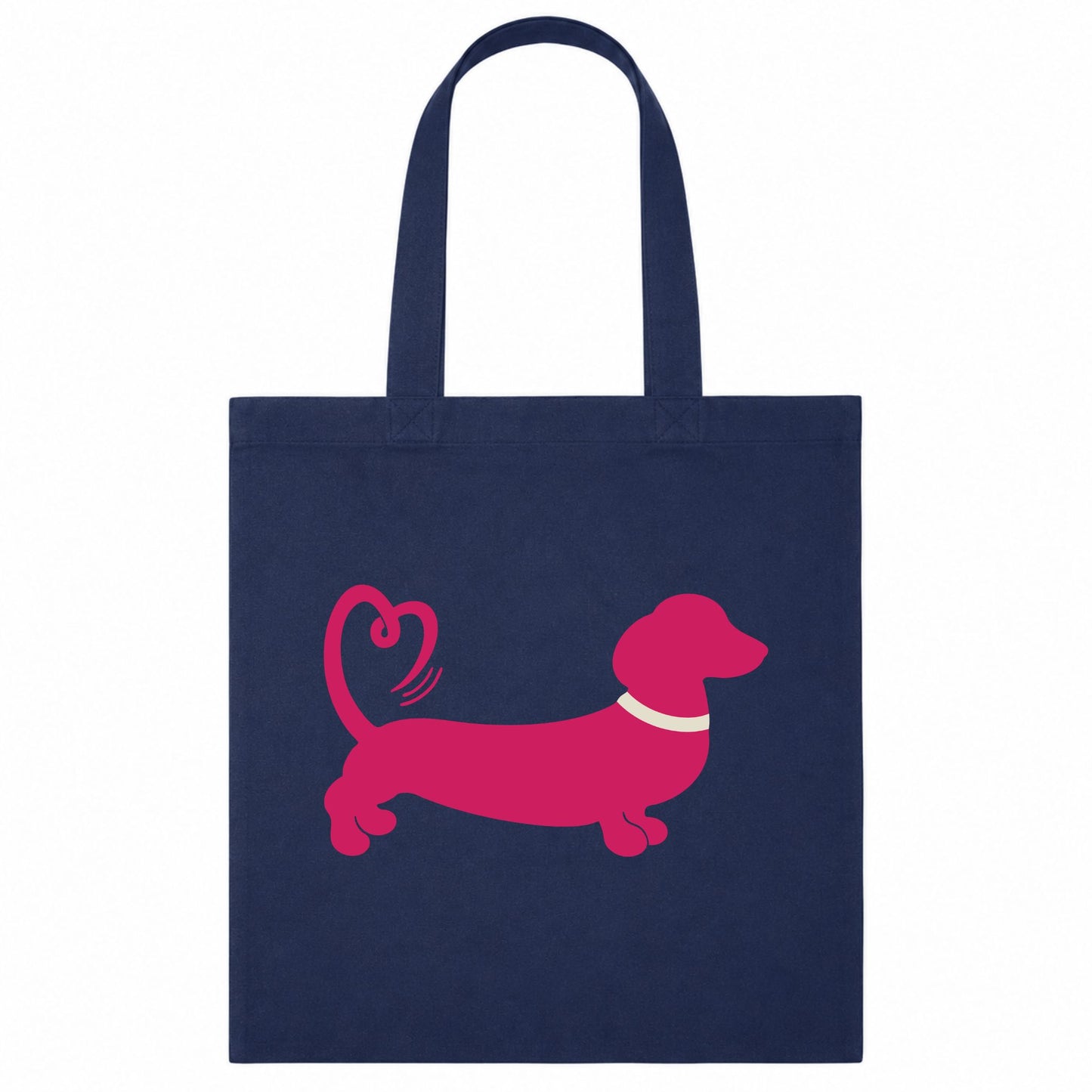 Spring/Summer '26 Edit | Navy Dachshund Tote Bag – Choose Your Design 🛍️💙🐾