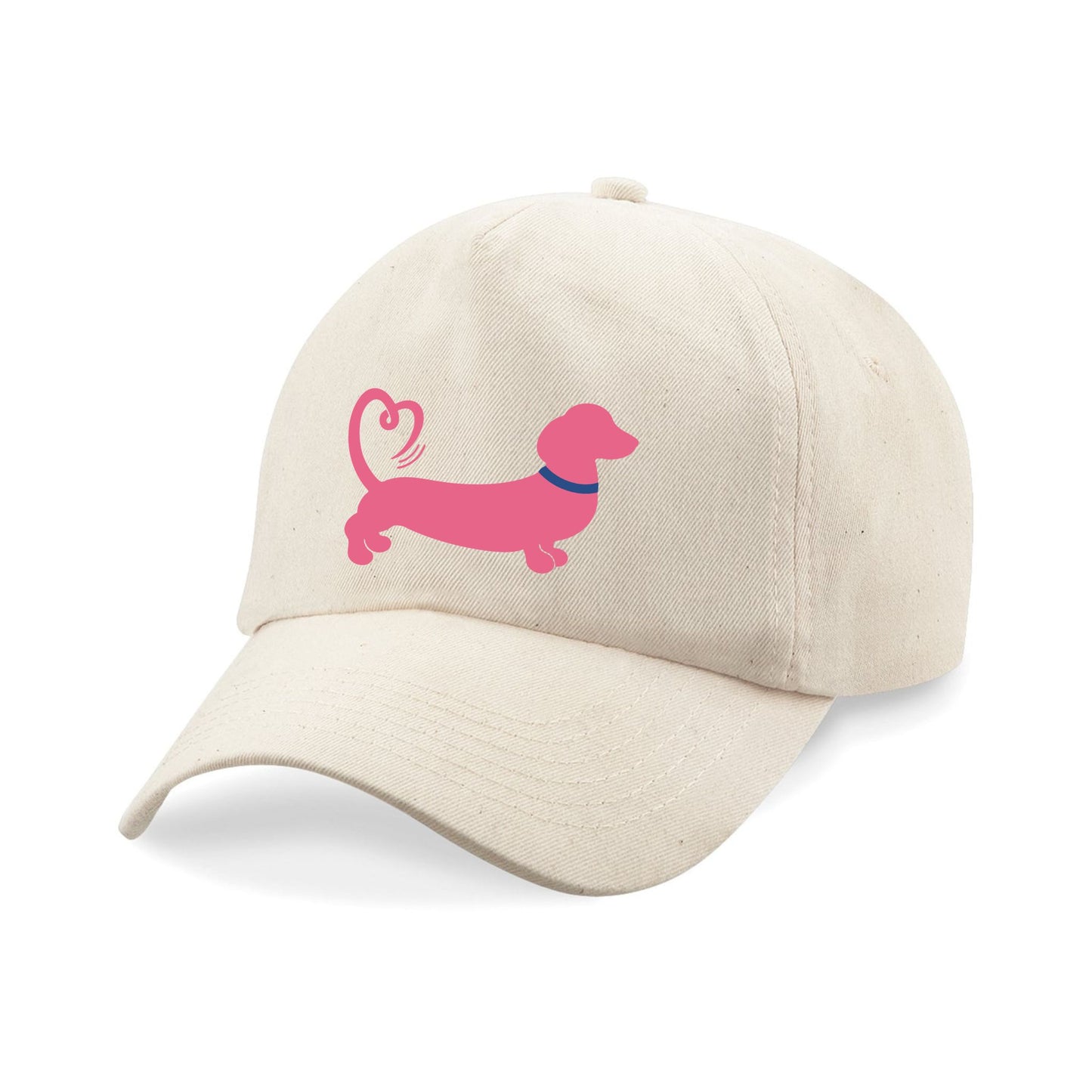 Spring/Summer '26 Edit | Natural Dachshund Baseball Cap – Choose Your Design 🤍🧢🐾