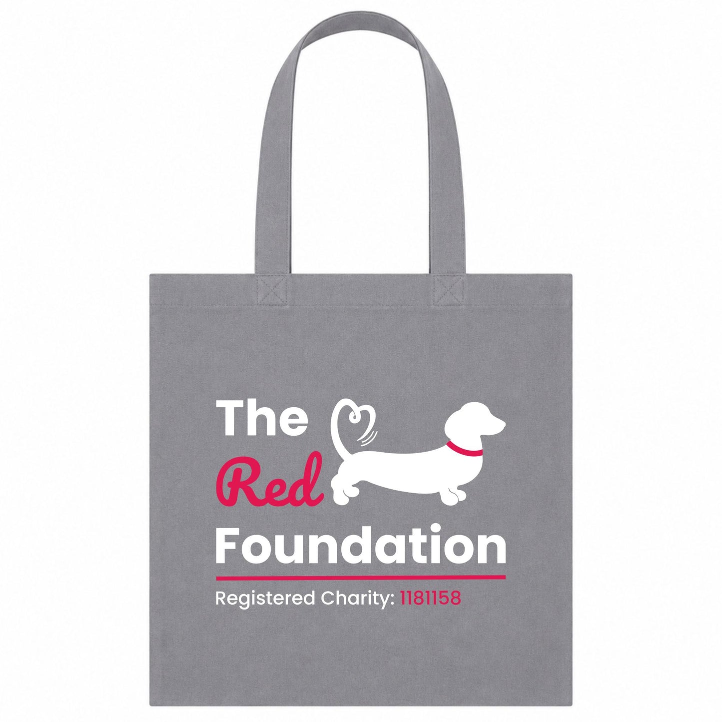 The Red Foundation Logo Tote Bag | Choose Your Colour & Design ❤️🐾🛍️