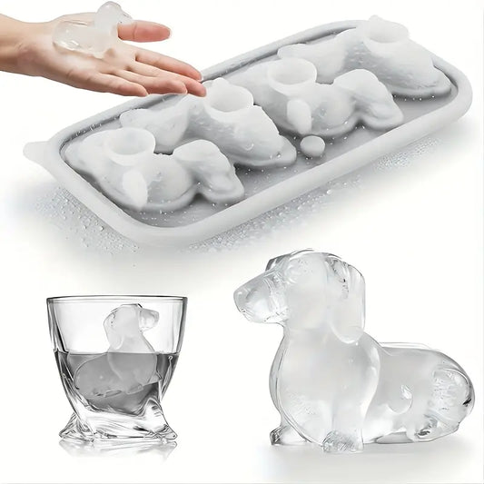 Dachshund Shaped Silicone Ice & Food Mould