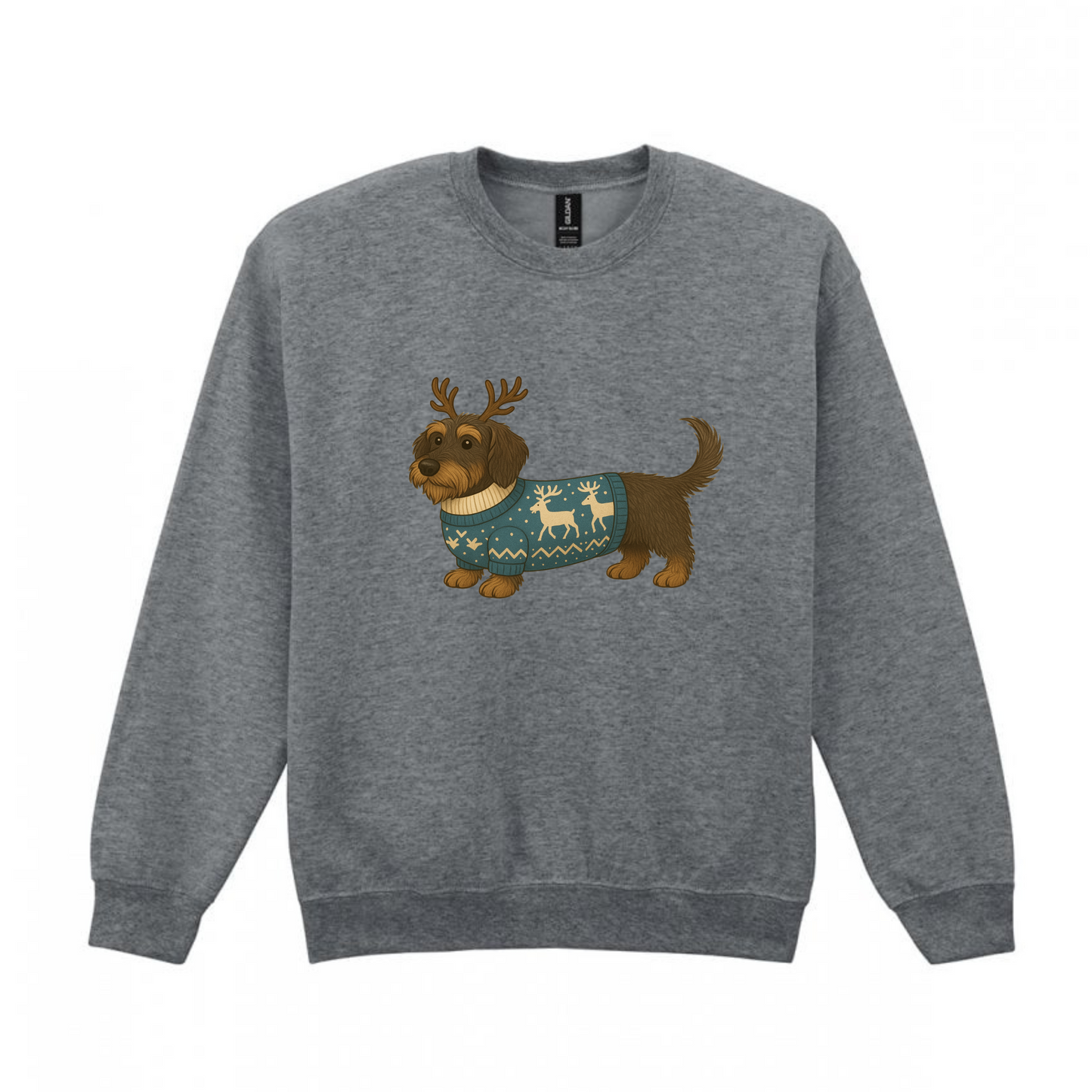 Christmas Wild Boar Wire Hair Dachshunds Sweaters - Available in 8 Colours (Dispatch after 26th Nov)