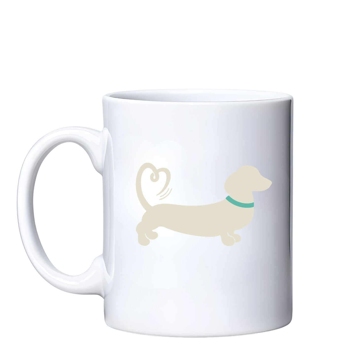 Spring/Summer '26 Edit | 11oz White Dachshund Mug – Choose Your Design ☕🐾🌸