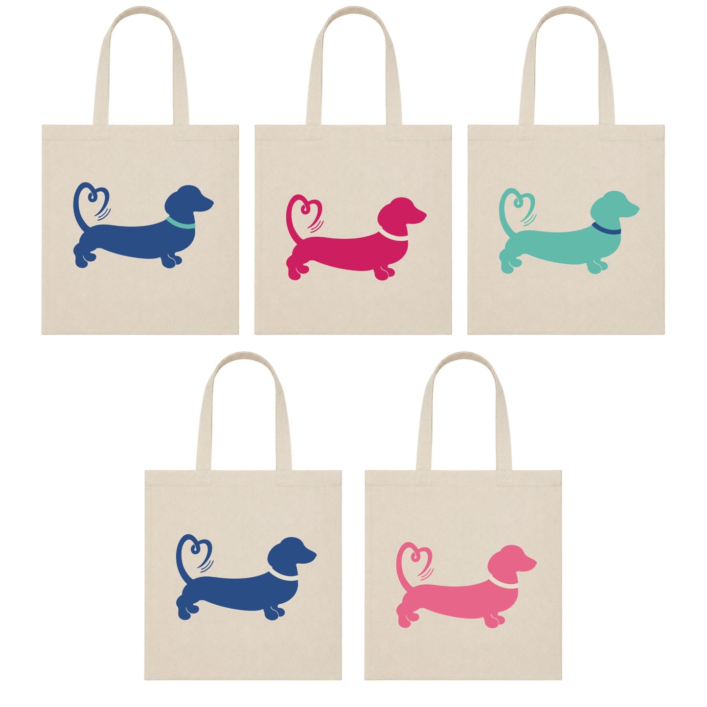 Spring/Summer '26 Edit | Natural Dachshund Tote Bag – Choose Your Design 🛍️☀️🐾