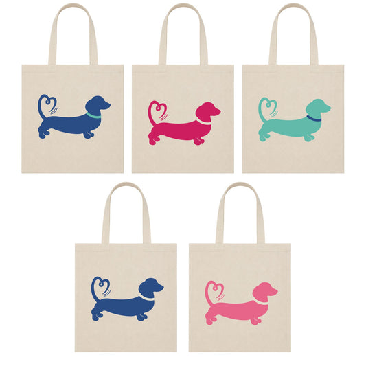 Spring/Summer '26 Edit | Natural Dachshund Tote Bag – Choose Your Design 🛍️☀️🐾
