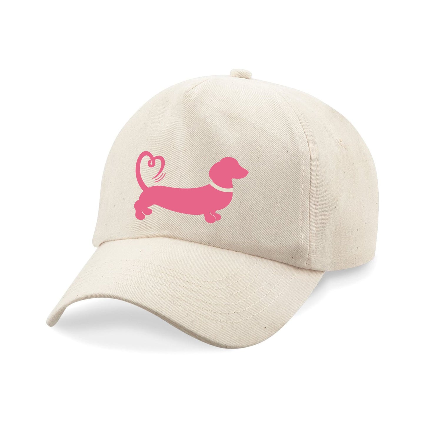 Spring/Summer '26 Edit | Natural Dachshund Baseball Cap – Choose Your Design 🤍🧢🐾