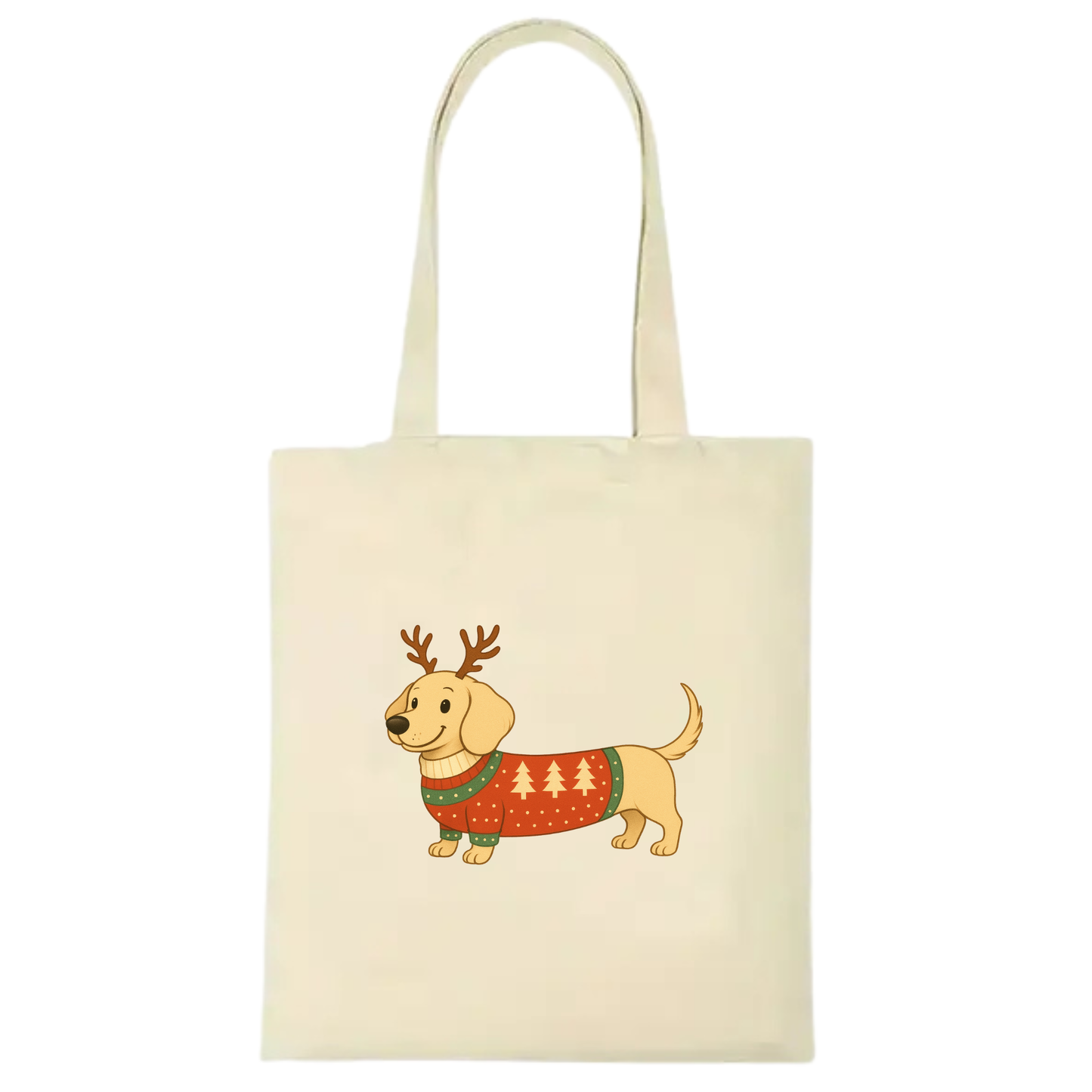 Christmas Dachshund Premium Cotton Tote - 21 Designs to Choose From (Dispatch after 26th Nov)
