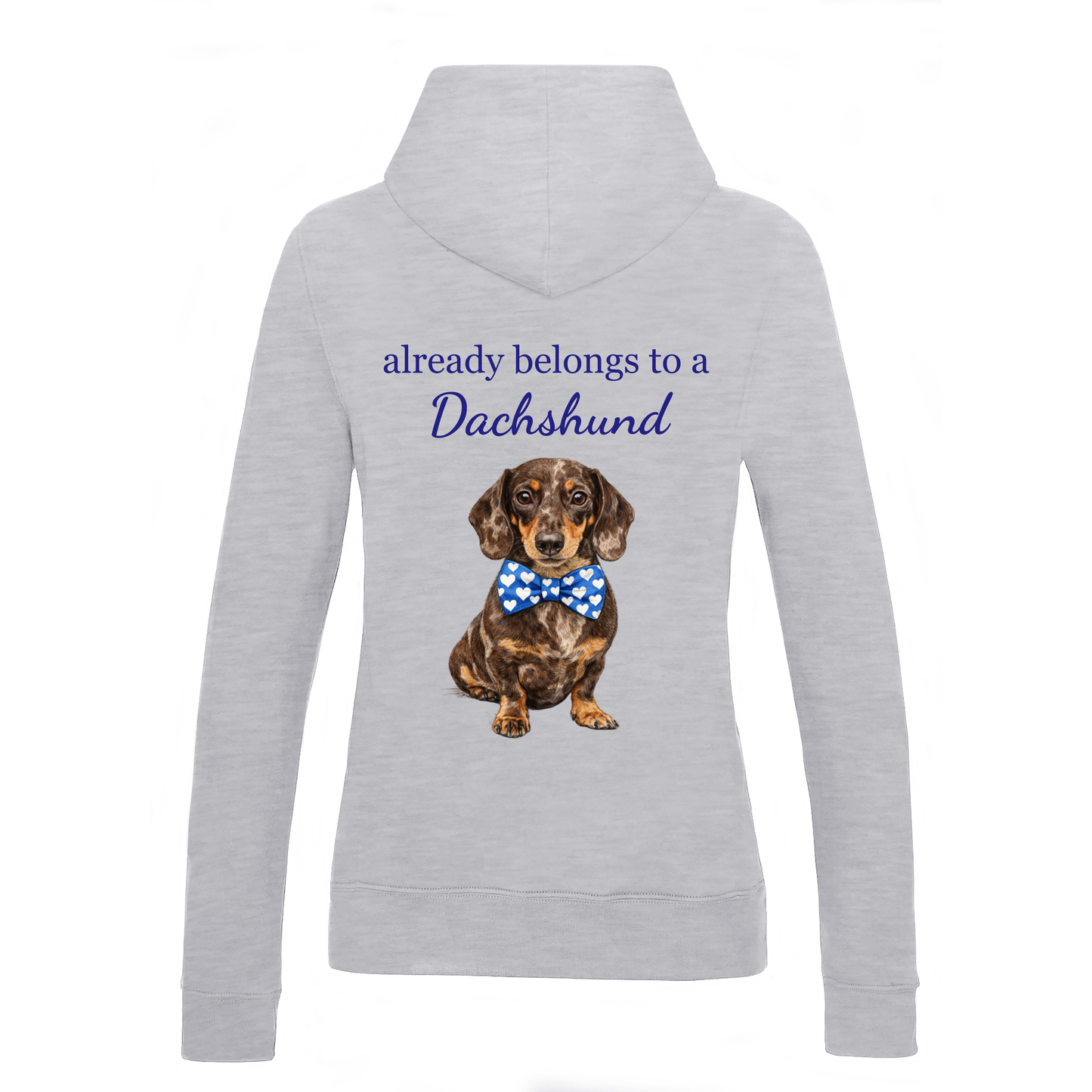 Sorry this heart already belongs to a Dachshund Hoodie - Women's Heather Grey - 22 Designs to choose from