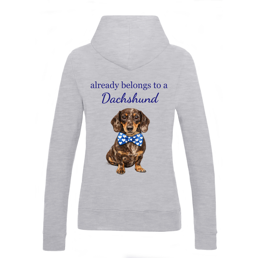 Sorry this heart already belongs to a Dachshund Hoodie - Women's Heather Grey - 22 Designs to choose from