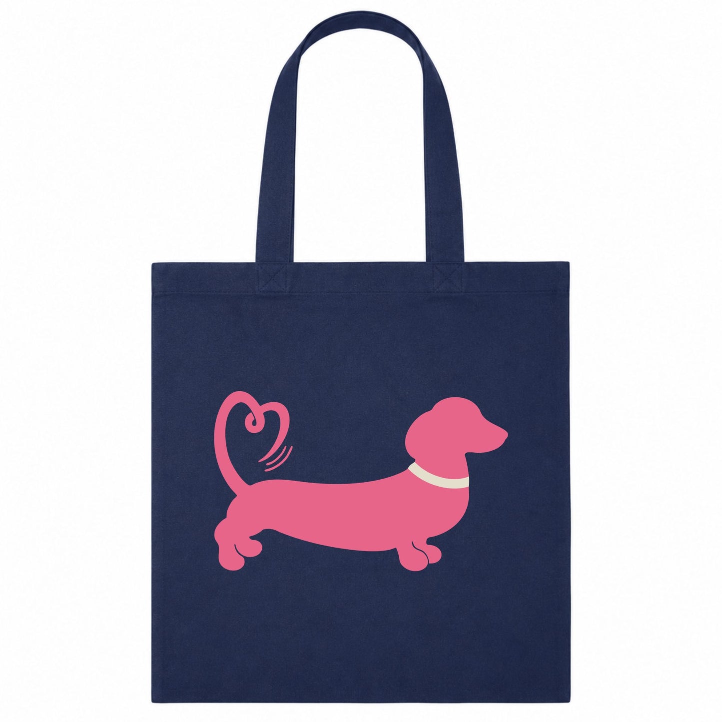 Spring/Summer '26 Edit | Navy Dachshund Tote Bag – Choose Your Design 🛍️💙🐾