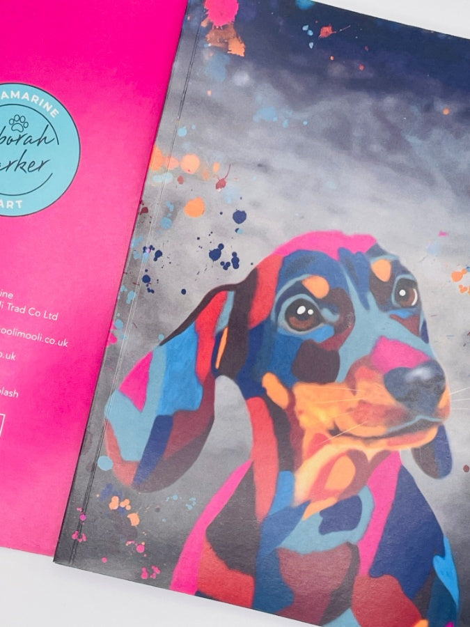 Deborah Barker Dachshund A5 Notebook 🖊️🐾