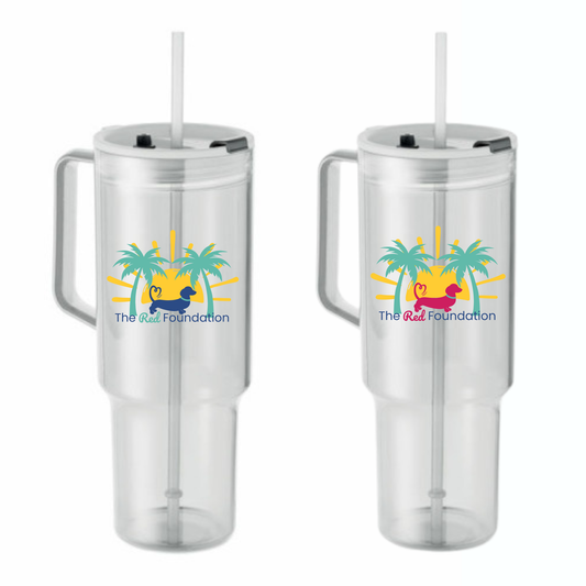 TRF Summer 2026 Edition – 1200ml Eco Tumbler with Handle & Straw – Choose Your Colour