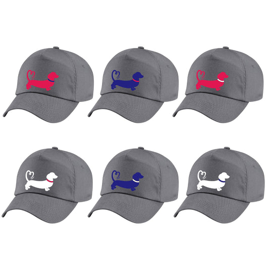 The Red Foundation Icon Grey Baseball Cap | Choose Your Design 🩶🧢🐾