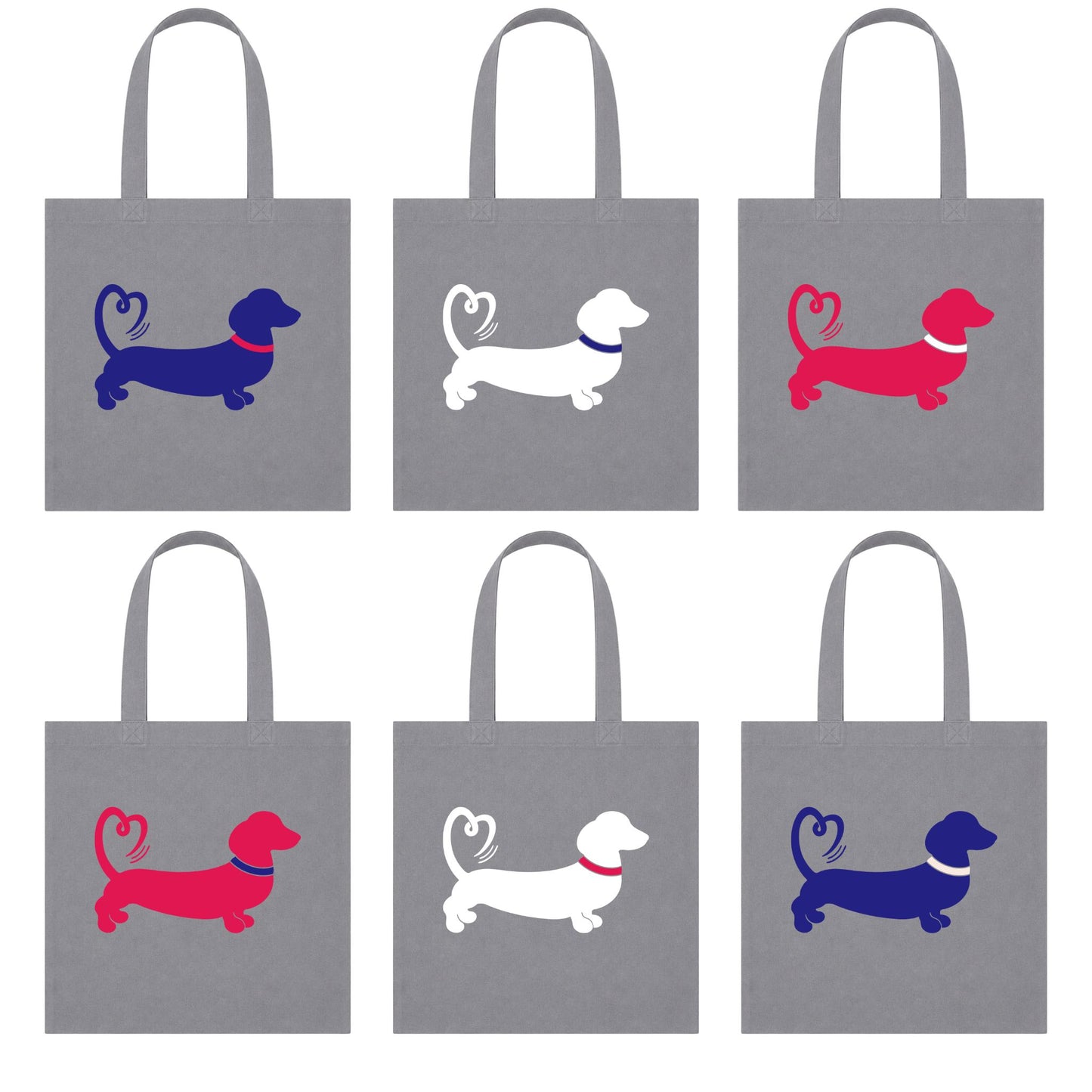 The Red Foundation Icon Grey Tote Bag | Choose Your Design 🩶🐾🛍️