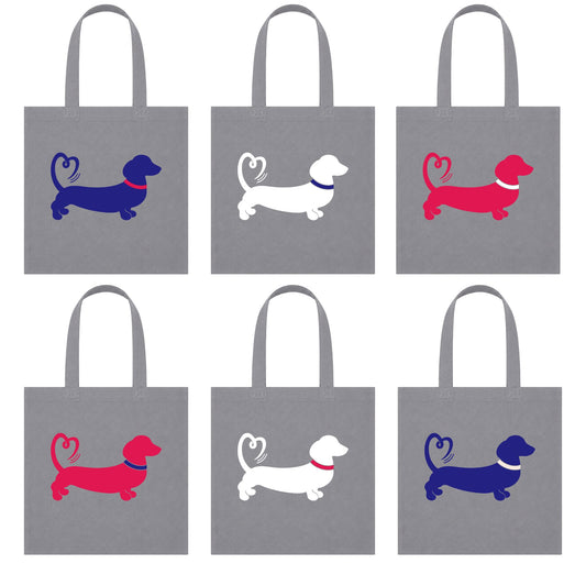 The Red Foundation Icon Grey Tote Bag | Choose Your Design 🩶🐾🛍️