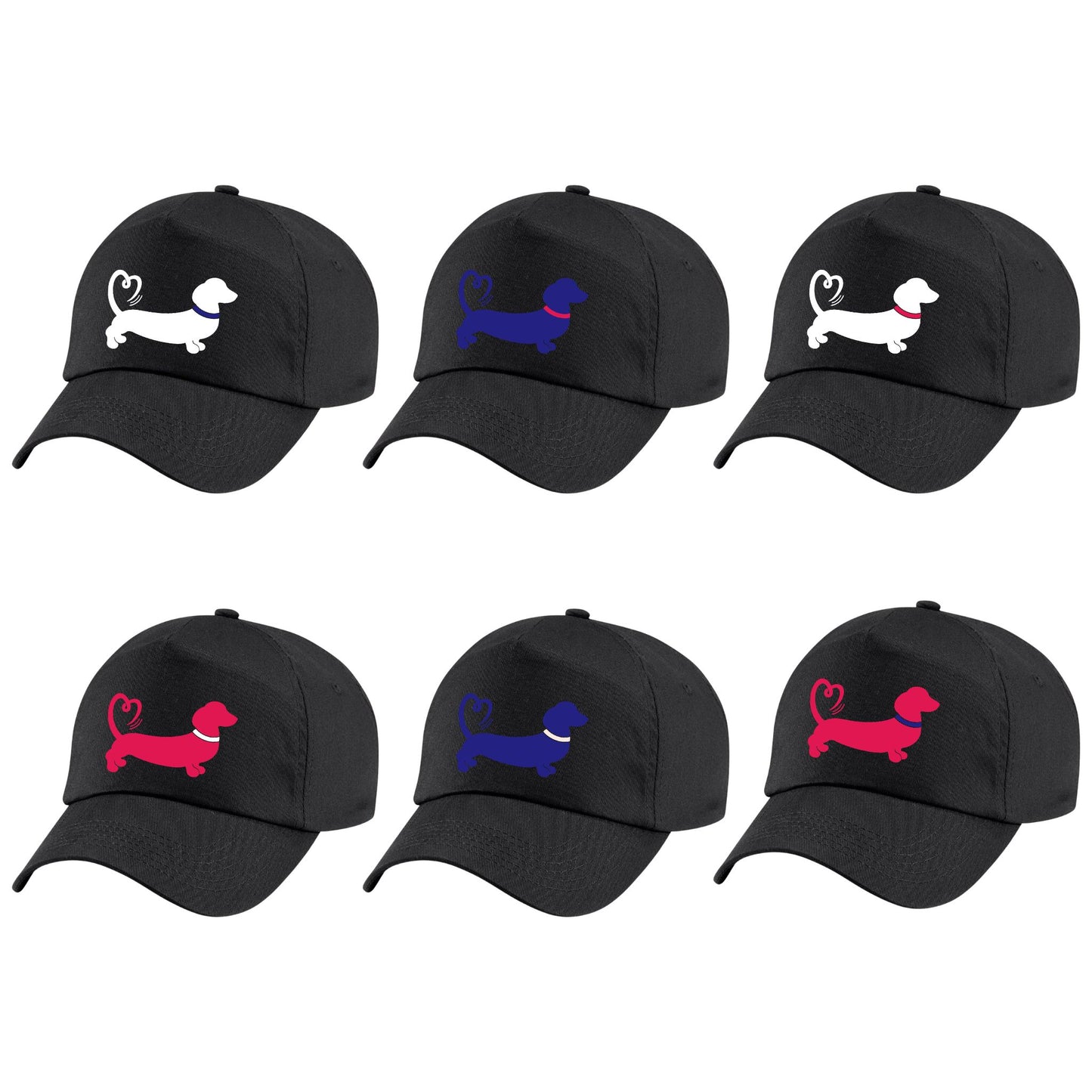 The Red Foundation Icon Black Baseball Cap | Choose Your Design 🖤🧢🐾