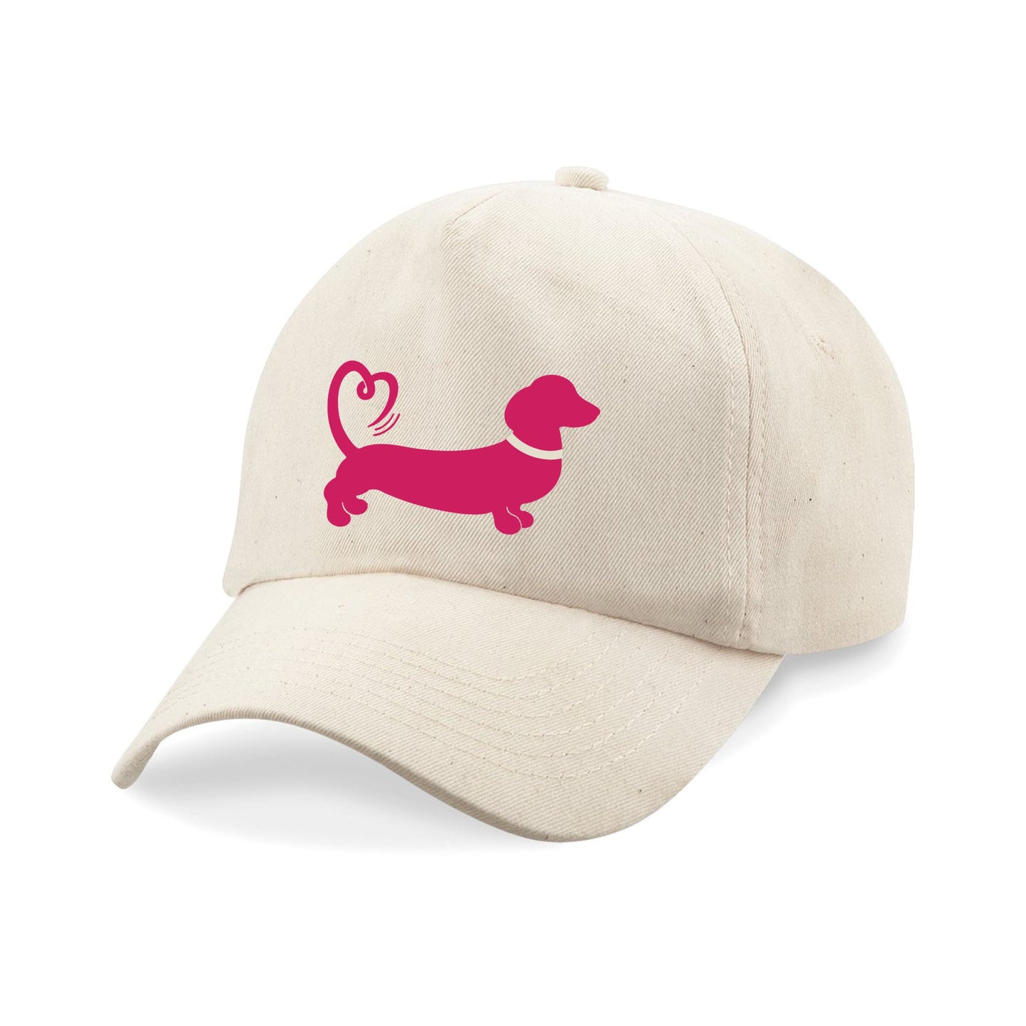 Spring/Summer '26 Edit | Natural Dachshund Baseball Cap – Choose Your Design 🤍🧢🐾