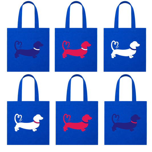 The Red Foundation Icon Royal Blue Tote Bag | Choose Your Design 💙🐾🛍️