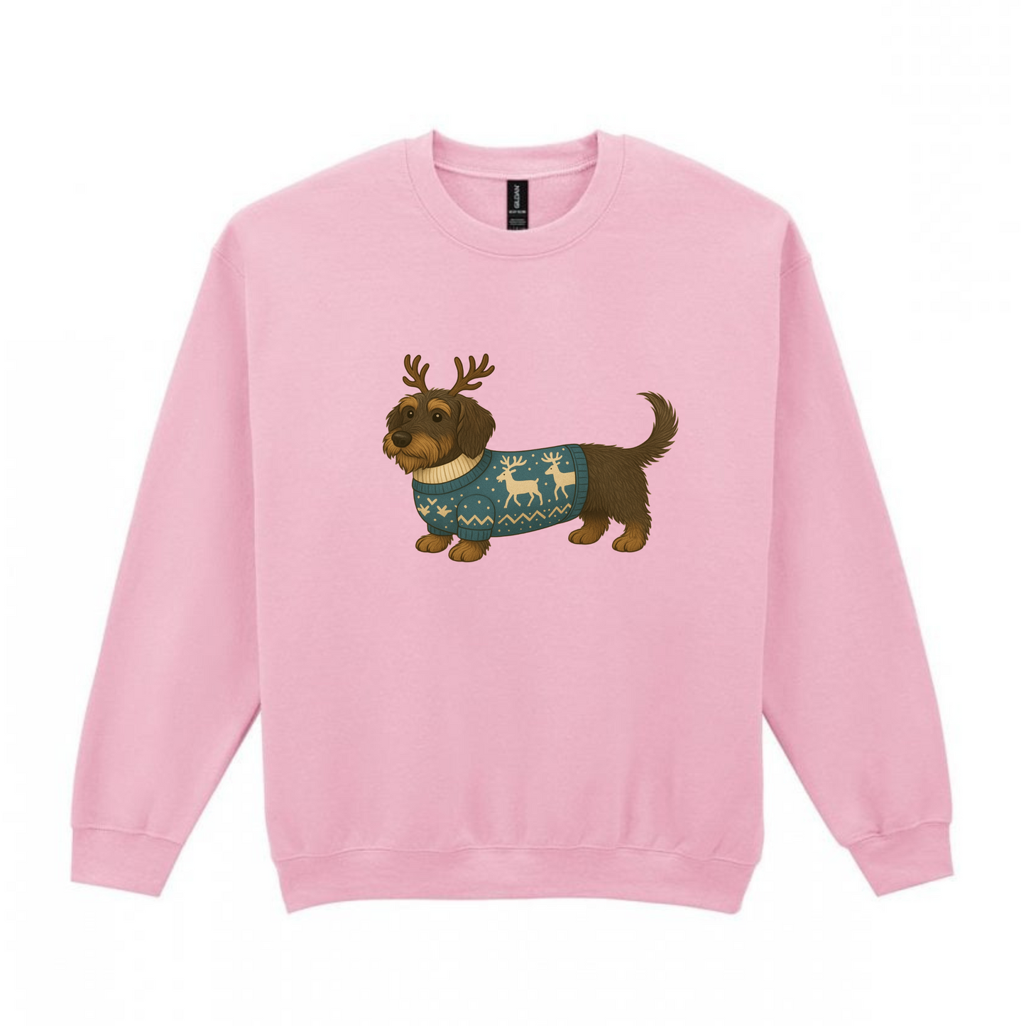 Christmas Wild Boar Wire Hair Dachshunds Sweaters - Available in 8 Colours (Dispatch after 26th Nov)