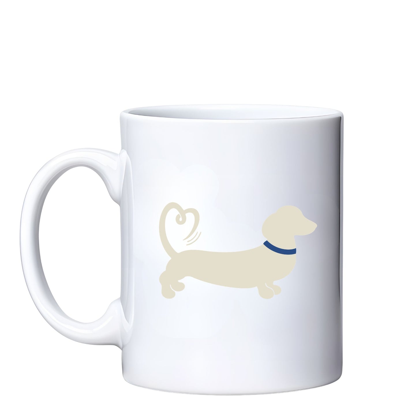 Spring/Summer '26 Edit | 11oz White Dachshund Mug – Choose Your Design ☕🐾🌸
