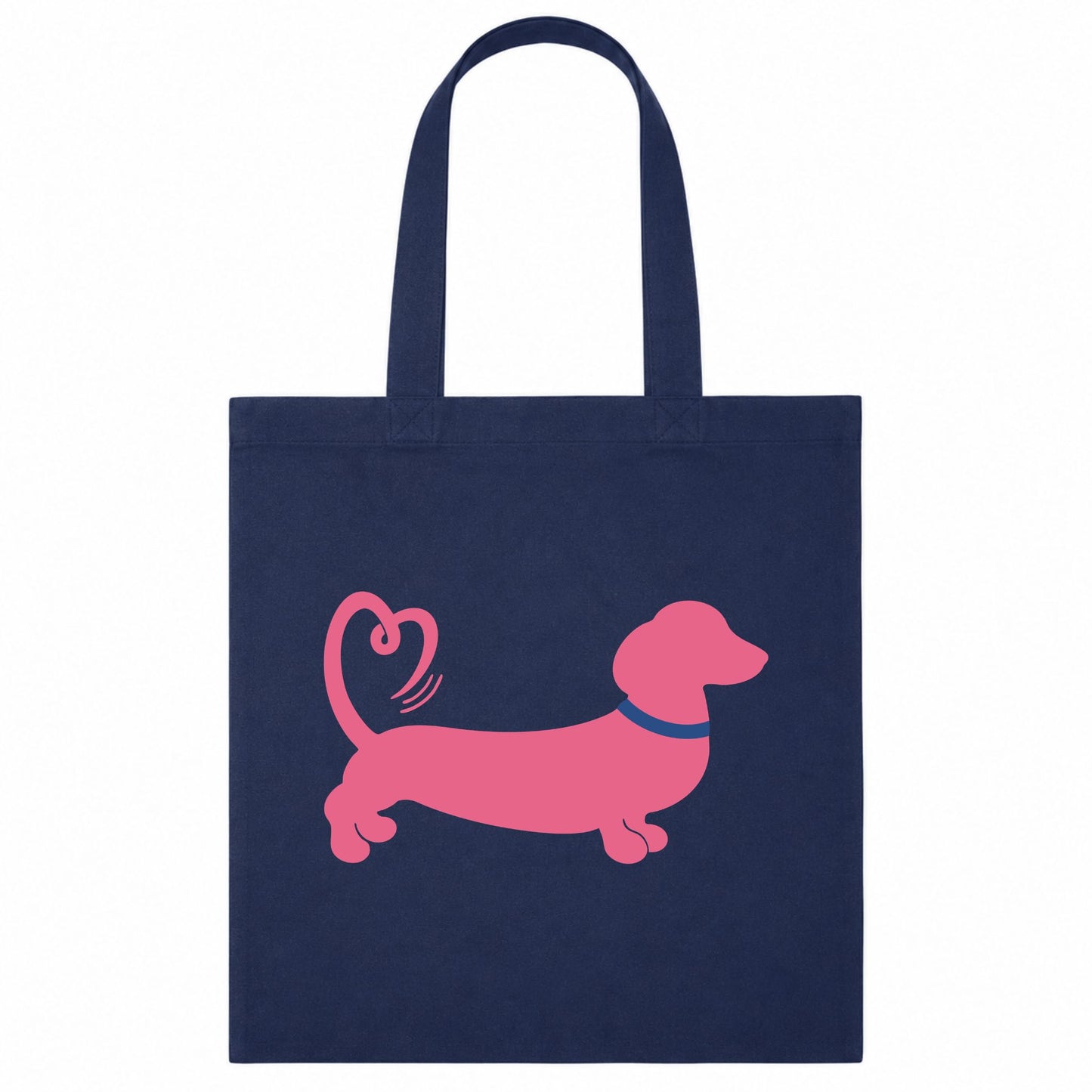 Spring/Summer '26 Edit | Navy Dachshund Tote Bag – Choose Your Design 🛍️💙🐾