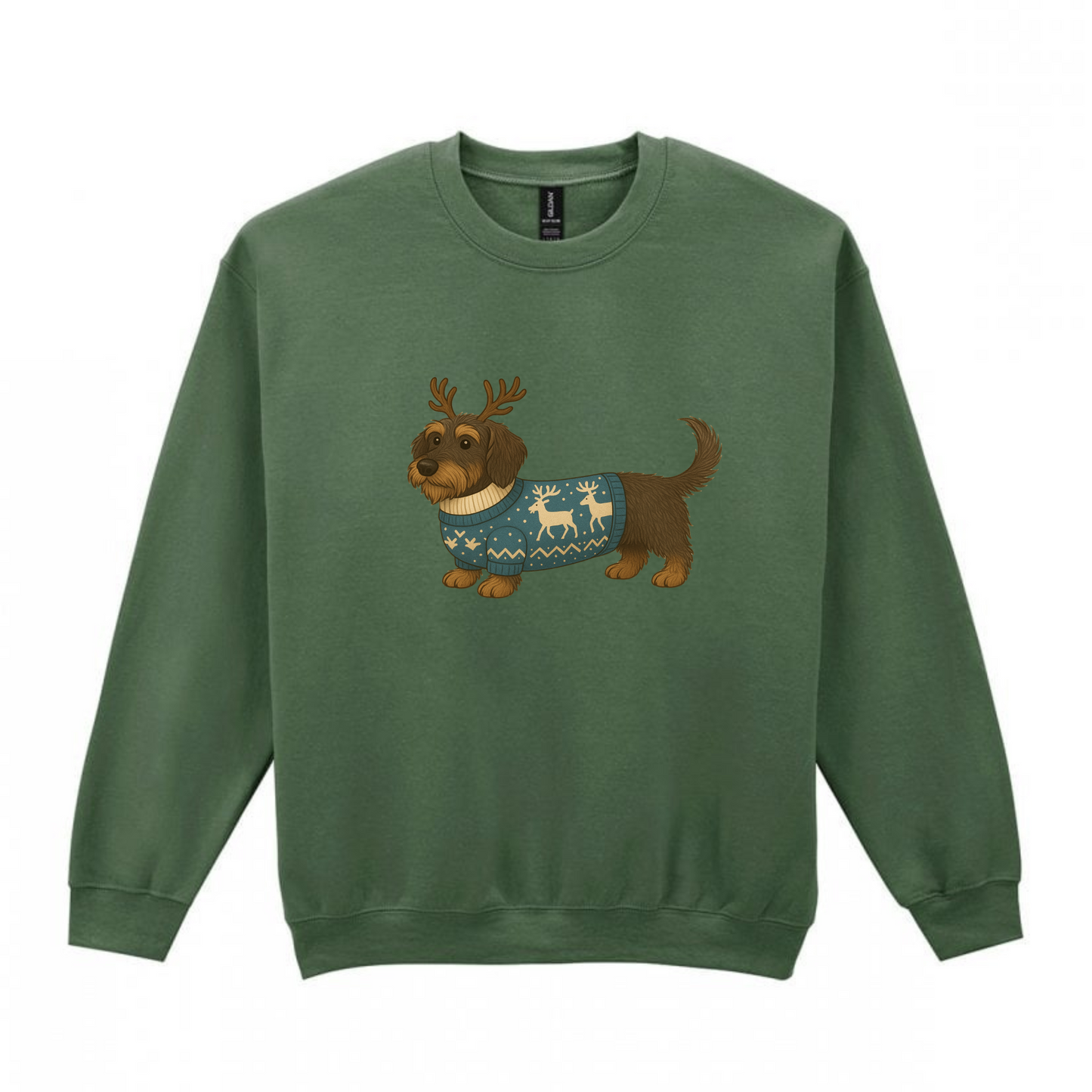 Christmas Wild Boar Wire Hair Dachshunds Sweaters - Available in 8 Colours (Dispatch after 26th Nov)