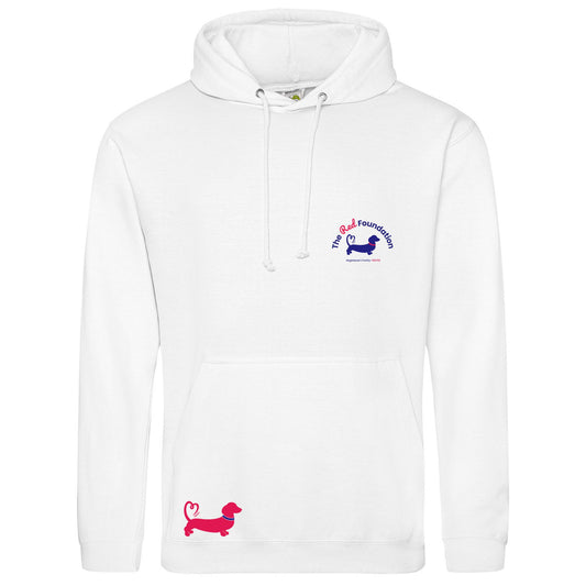 The Red Foundation Logo Hoodie Arctic White - Choose your design