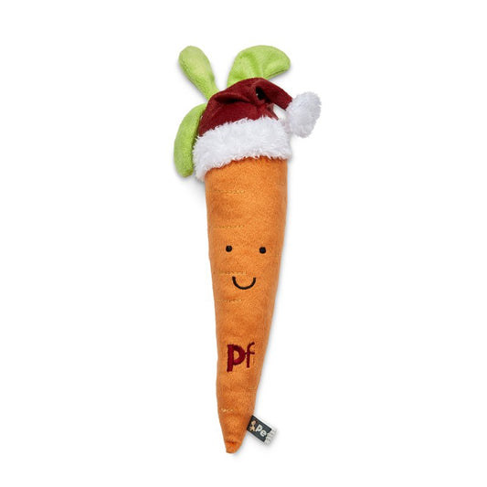 Carter Carrot Christmas Plush Dog Toy