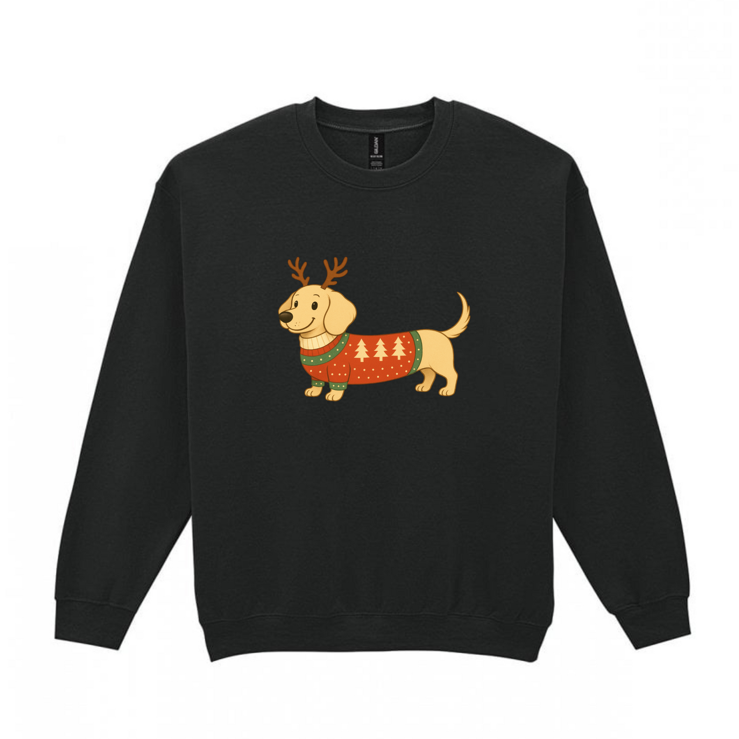 Christmas Cream Smooth Hair Dachshunds Sweaters - Available in 8 Colours (Dispatch after 26th Nov)