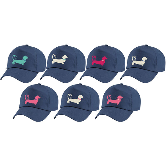 Spring/Summer '26 Edit | French Navy Dachshund Baseball Cap – Choose Your Design 💙🧢🐾