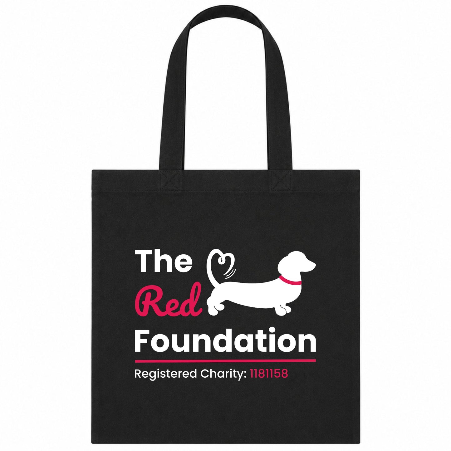 The Red Foundation Logo Tote Bag | Choose Your Colour & Design ❤️🐾🛍️