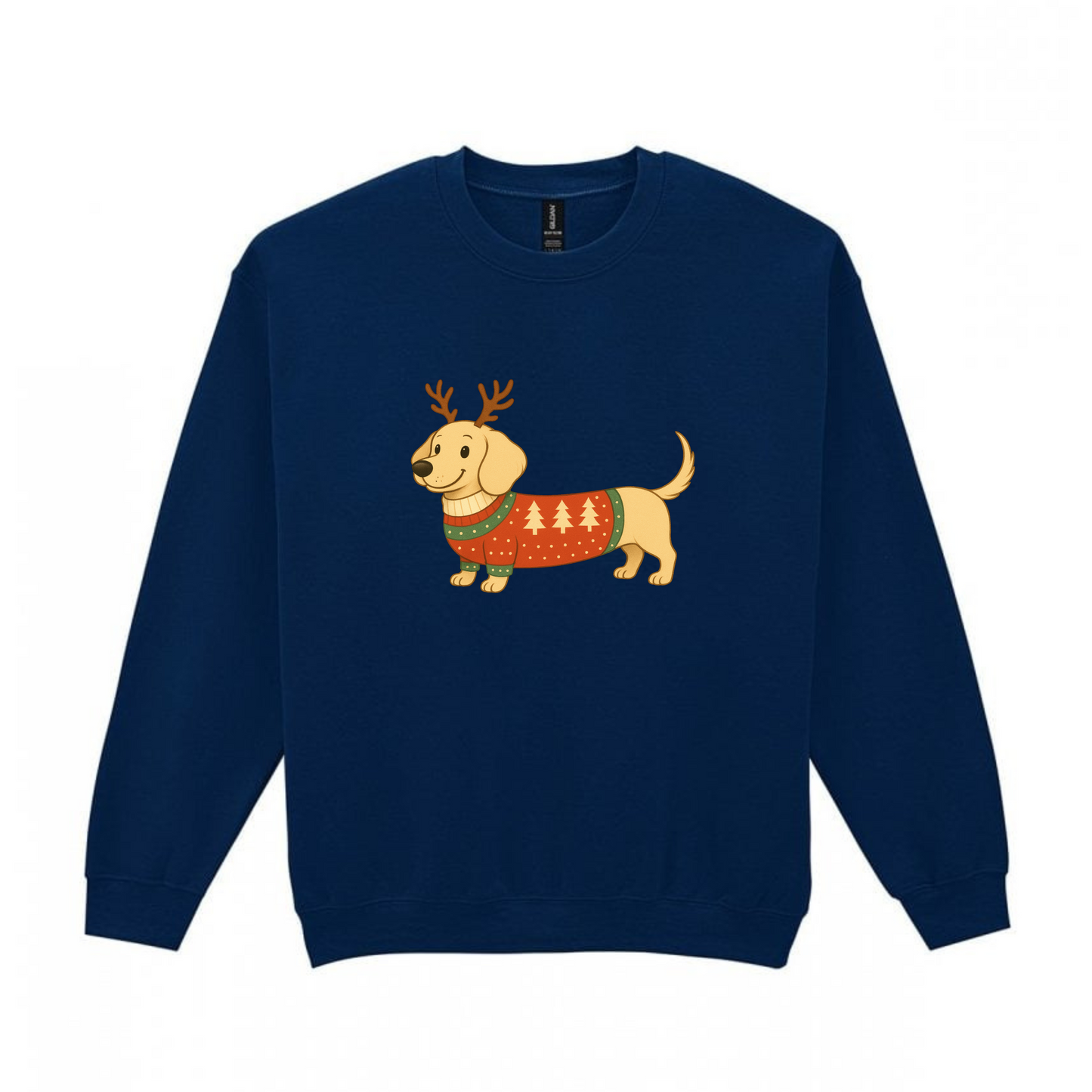 Christmas Cream Smooth Hair Dachshunds Sweaters - Available in 8 Colours (Dispatch after 26th Nov)