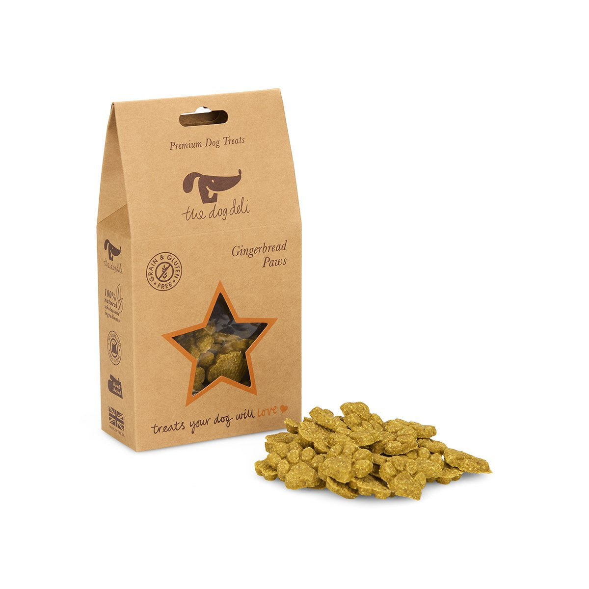 Gingerbread Paws Christmas Treat Box 100g